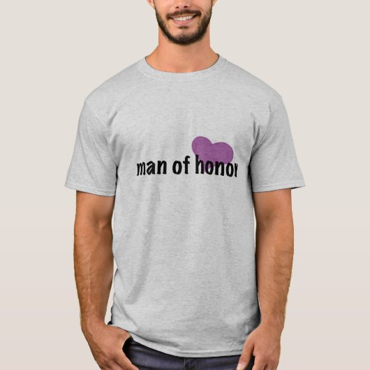 man van eer t-shirt (Voorkant)