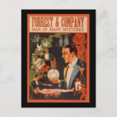 Man van forrest en bedrijf van vele mysteries briefkaart (Voorkant)