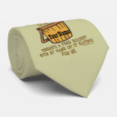 Man van gekke geitenvoer Stropdas (Opgerold)