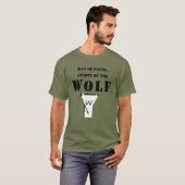 Man van geloof ...Geest van de wolf T-shirt (Voorkant volledig)