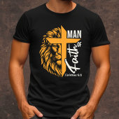 Man van Geloof mannen Christelijk T-shirt