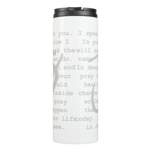 Man van Geloof Thermosbeker (Achterkant)