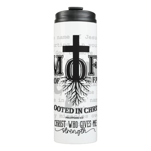 Man van Geloof Thermosbeker (Voorkant)
