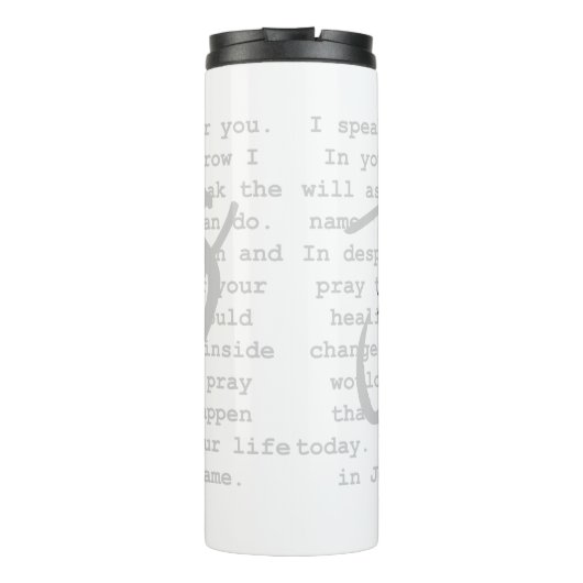 Man van Geloof Thermosbeker (Achterkant)