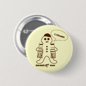 Man van Gingerjew Ronde Button 5,7 Cm (Voorkant /achterkant)