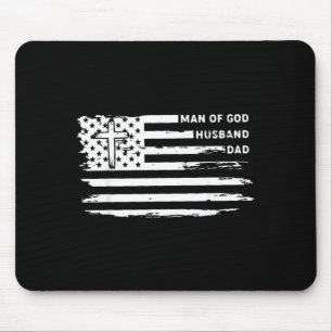 Man Van God Echtgenoot Vader Christen Amerikaanse Muismat