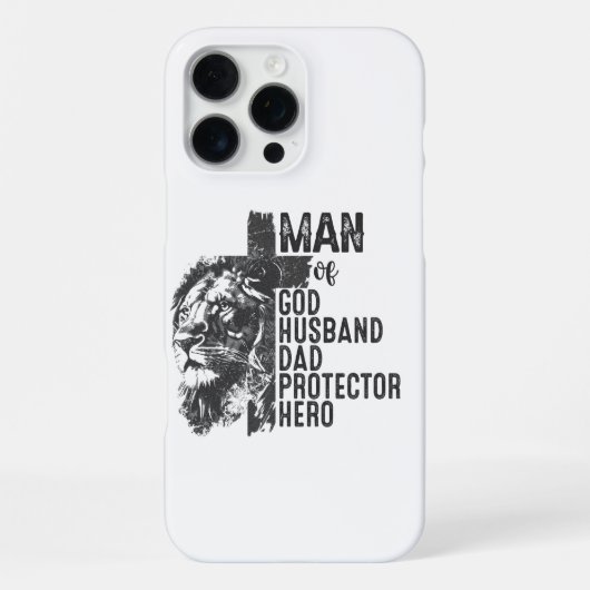 Man van God iPhone Hoesje (Achterkant)