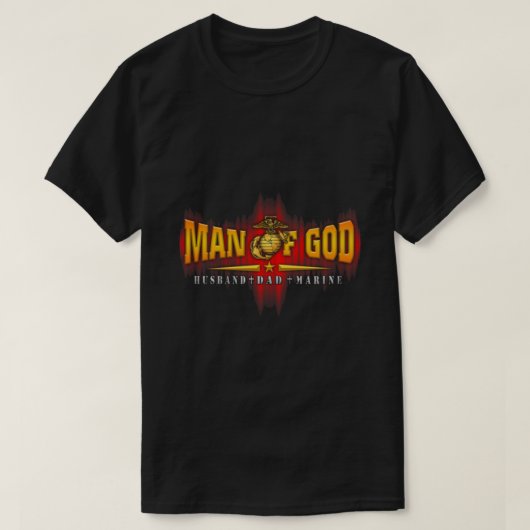 MAN van GOD Marine T-shirt (Design voorkant)