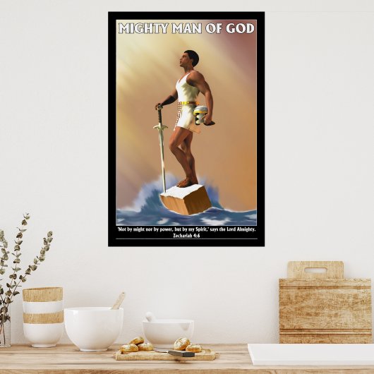 Man van God Poster (Keuken)