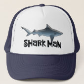 "Man van haaien" Trucker Pet (Voorkant)