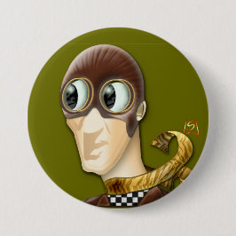 Man van handeling (PIN) Ronde Button 7,6 Cm