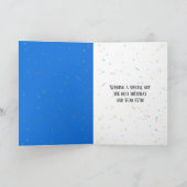 Man van het Birthday-feest op de ballon Kaart (Binnen)