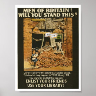Man van het Britse poster