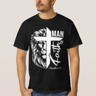 Man Van Het Geloof Christelijke Inspiratie T-shirt