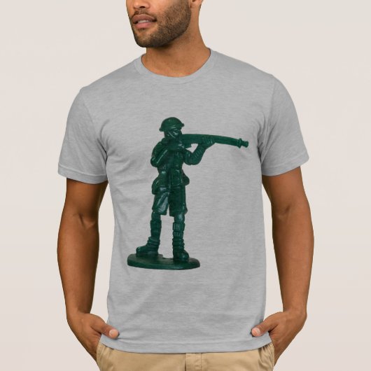 Man van het Groene Kunststofleger T-shirt (Voorkant)