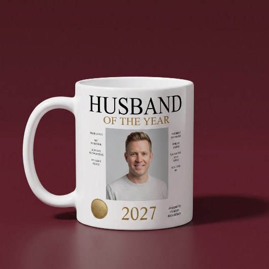 Man van het Jaar Foto Koffiemok