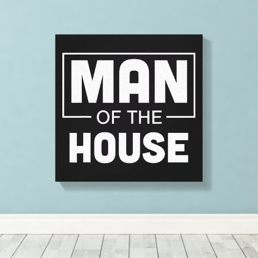 Man van het Parlement Canvas Afdruk (Insitu (Houten vloer))