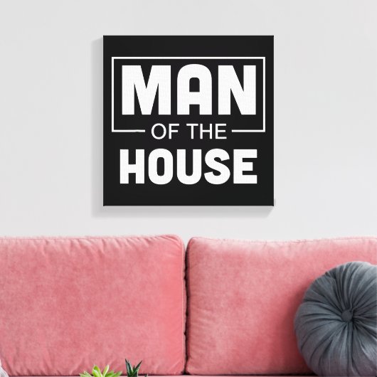 Man van het Parlement Canvas Afdruk (Insitu (Woonkamer))