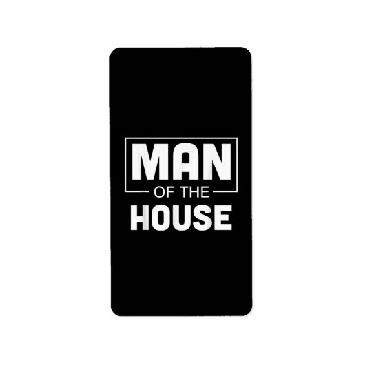 Man van het Parlement Etiket (Voorkant)
