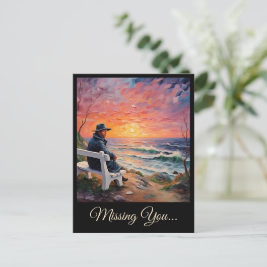 "MAN VAN HET ZEE" BRIEFKAART (Staand voorkant)