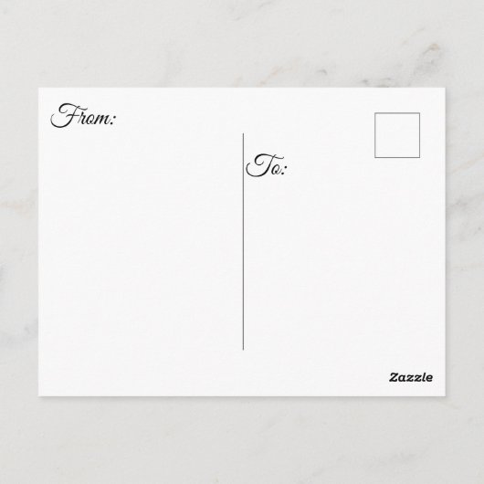 "MAN VAN HET ZEE" BRIEFKAART (Achterkant)