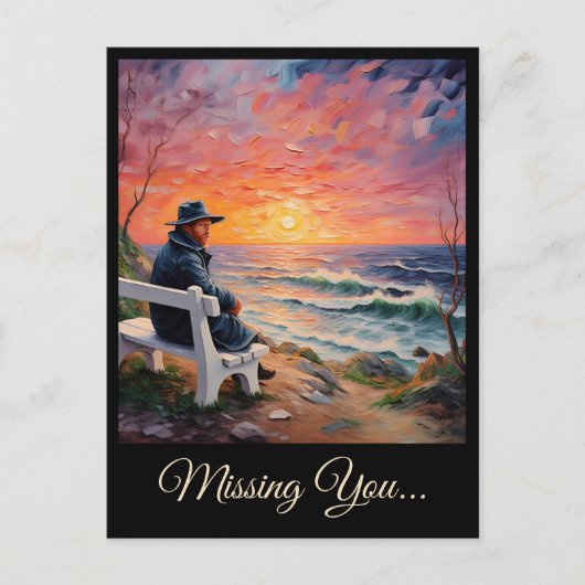 "MAN VAN HET ZEE" BRIEFKAART (Voorkant)