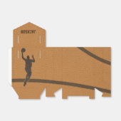 Man van honkbaljongen bedankdoosjes (Uitgevouwen)