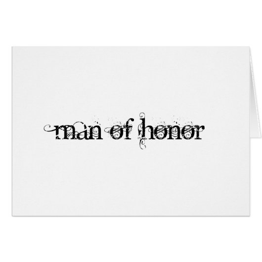 Man van Honor (Voorkant Horizontaal)
