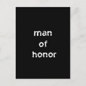 Man van Honor Briefkaart (Voorkant)