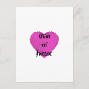 Man van Honor Briefkaart