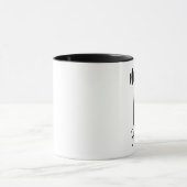 Man van Honor Rainbow Stropdas Tuxedo Wedding Mok (Midden)