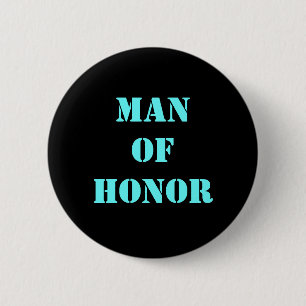 Man van Honor Ronde Button 5,7 Cm