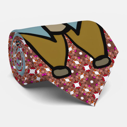 Man van insecten stropdas (Opgerold)