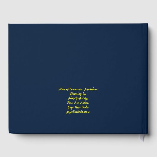 Man van Koophandel, Jeruzalem Gastenboek (Achterkant)