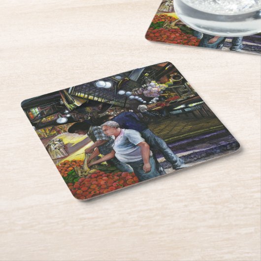 Man van Koophandel, Jeruzalem Kartonnen Onderzetters (Schuin)