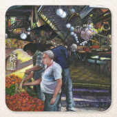 Man van Koophandel, Jeruzalem Kartonnen Onderzetters (Voorkant)