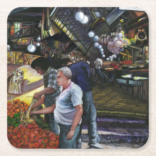 Man van Koophandel, Jeruzalem Kartonnen Onderzetters (Voorkant)