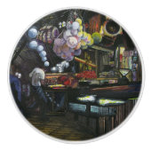 Man van Koophandel, Jeruzalem Keramische Knop (Voorkant)