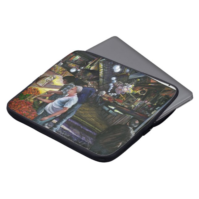 Man van Koophandel, Jeruzalem Laptop Sleeve (Voorkant top)