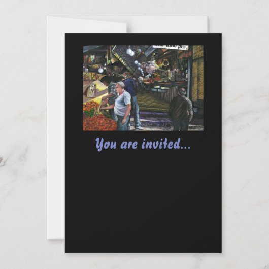 Man van Koophandel, Jeruzalem Magnetische Uitnodiging (Voorkant)