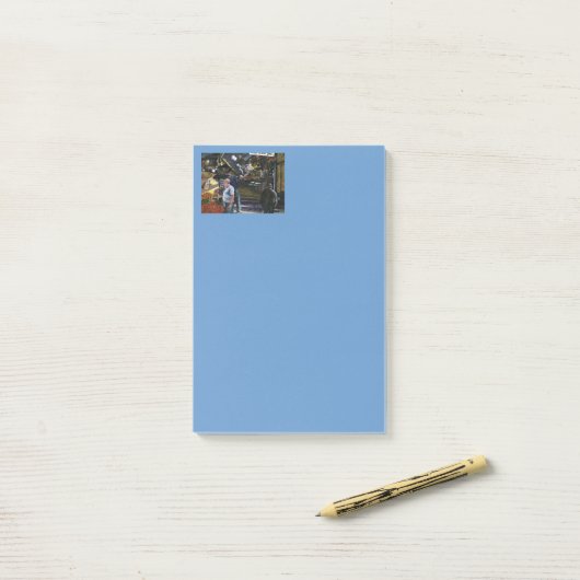 Man van Koophandel, Jeruzalem Post-it® Notes (Op bureau)