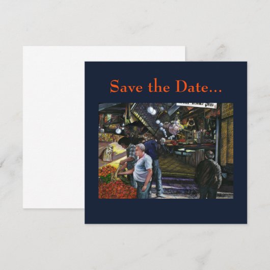 Man van Koophandel, Jeruzalem Save The Date (Voorkant / Achterkant)