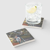 Man van Koophandel, Jeruzalem Stenen Onderzetter (Zijkant)