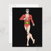 Man van kunststof briefkaart (Voorkant / Achterkant)