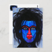 man van Mandril Briefkaart (Voorkant / Achterkant)