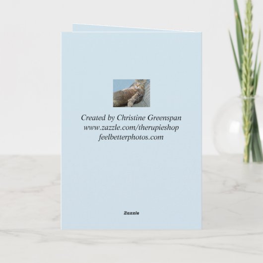 Man van mijn dromen van afgelopen dag kaart (Achterkant)