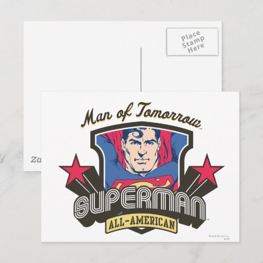 Man van morgen briefkaart (Voorkant / Achterkant)