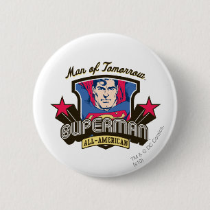 Man van morgen ronde button 5,7 cm
