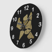 Man van mozaïeksteen grote klok (Hoek)