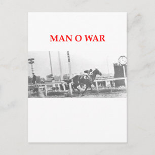 man van oorlog briefkaart